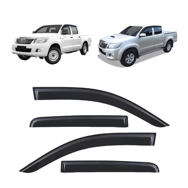 Bilvinduesvisir, Vejrskjold Beskyttelse, Toyota Hilux Vigo 2005-2014,Vinduesvisir Sæt