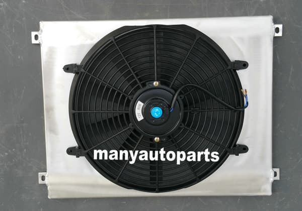 Aluminiumkylarskydd och fläkt, hållbar konstruktion, effektiv kylprestanda, lättviktig design