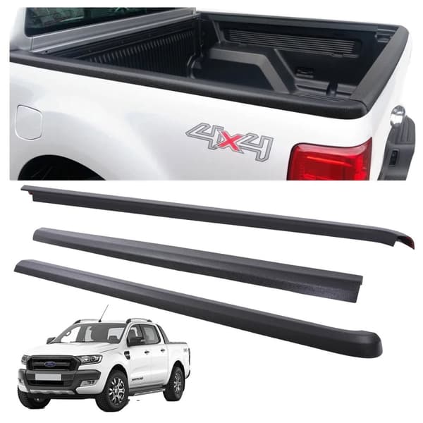 Bagklap Trim Dæksel til Ford Ranger, Holdbart ABS Materiale, Nem Installation,3stk