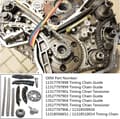 Miniatyrbild 3 av 4: Tidkedjesats, Kompatibel med BMW E90 E91 E92 E93 E60 E61, Dieselmotor 18 / 20