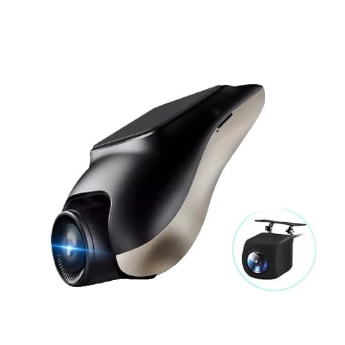 Mini bil DVR Dash Cam, 1080P inspelning, ADAS säkerhetsfunktioner,DVR 720P, 64G
