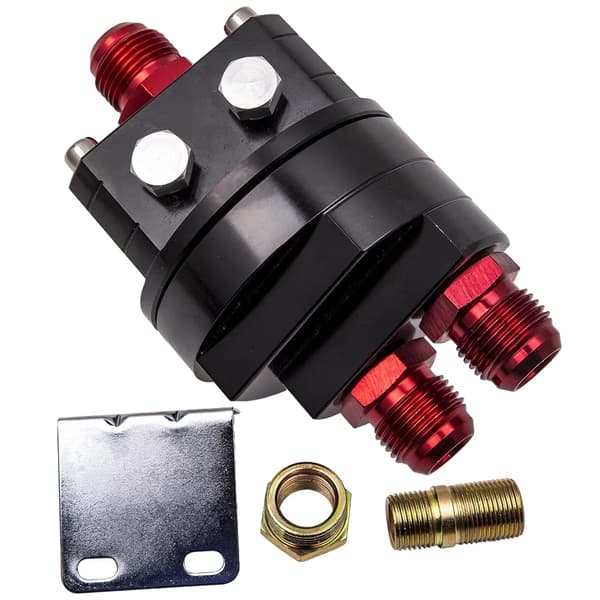 Universell oljefilterkylaradapterkit, aluminium, M20-gänga och kopplingar