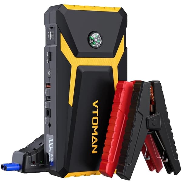 Kannettava varavirtalähde, 15000mAh kapasiteetti, hätätilanteen auton akun käynnistin, V8PRO