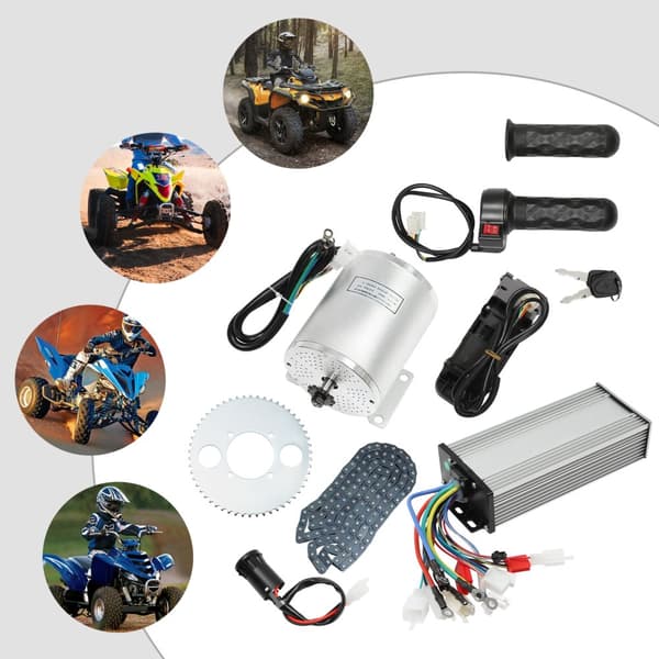 Borstlös Motor Kit, Hög Hastighet 6000rpm, 3000W Effekt, Universell Kompatibilitet