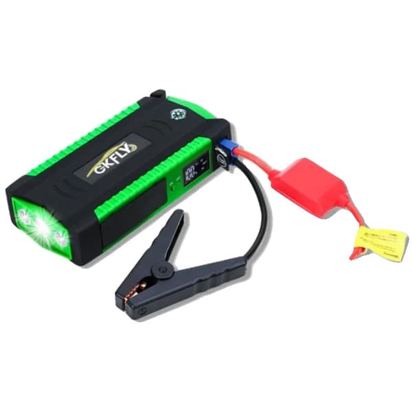 18000mAh Bilstart, 1500A Top, Multifunktionel Powerbank,Grøn 18000mAh