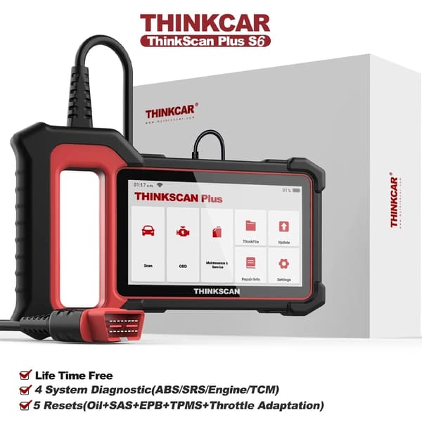 OBD2-diagnostiikkatyökalut, vaihteiston diagnoosi, ABS/SRS-diagnoosi, Thinkscan Plus S6