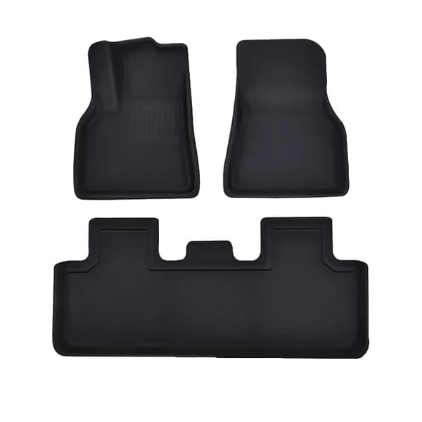 Tesla Model Y Gulvmåtter, 3D Design, Kraftig Non Slip , M3 LHD gulvmåtte