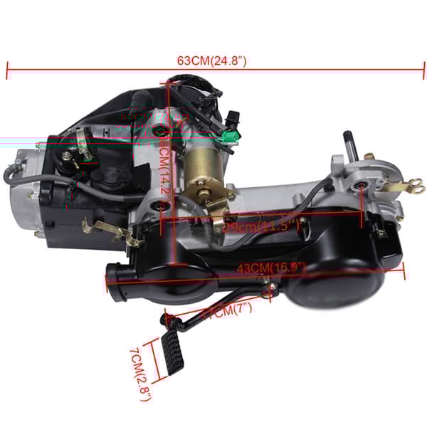 Motormontering, 150cc Kapacitet, Luftkyld