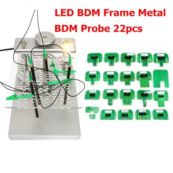 LED BDM Ramme, 4Probe Penne, ECU Chip Tuning, 2 I 1 Fuldt sæt