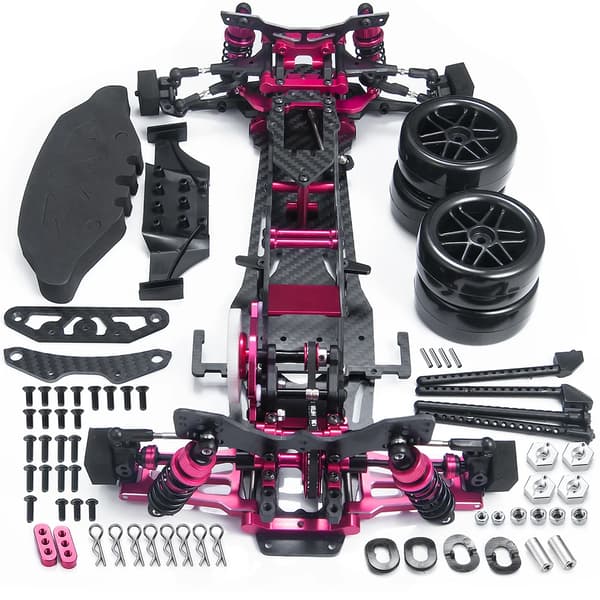 Metalramme chassis, alsidig kompatibilitet, opgraderingspotentiale,B-Sakura D5 MR