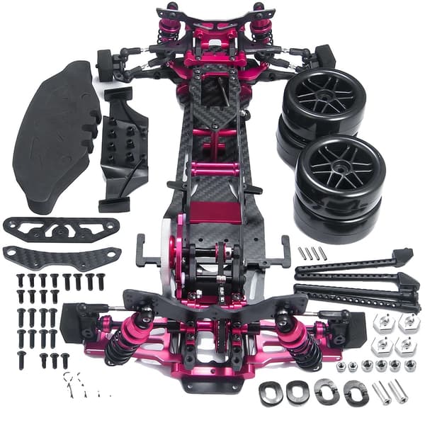 Metalramme chassis, alsidig kompatibilitet, opgraderingspotentiale,B-Sakura D5 MR