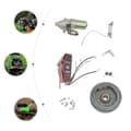 Miniatyrbillede 2 af 3: Elektrisk Start Kit, Svinghjul, Startermotor Sæt