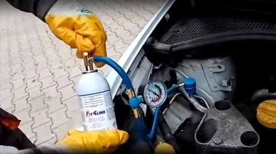 PÅFYLLNINGSSATS FÖR LUFTKONDITIONERING R134A+ ADAPTER