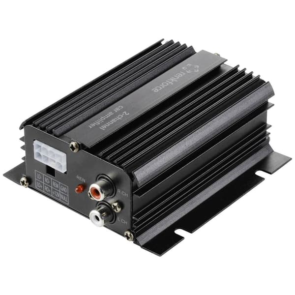 Renkforce RF-CMP-202 2-kanals slutsteg 100 W Bluetooth®-/USB-ljuduppspelning, Volym-/bas-/diskantreglering