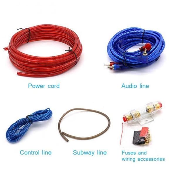 Kit för strömkabel 60 AMP för bilförstärkare - SURENHAP - 10GA