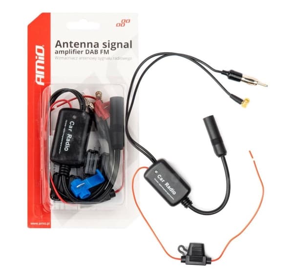 Antenna amplifier for DAB FM radios 12V