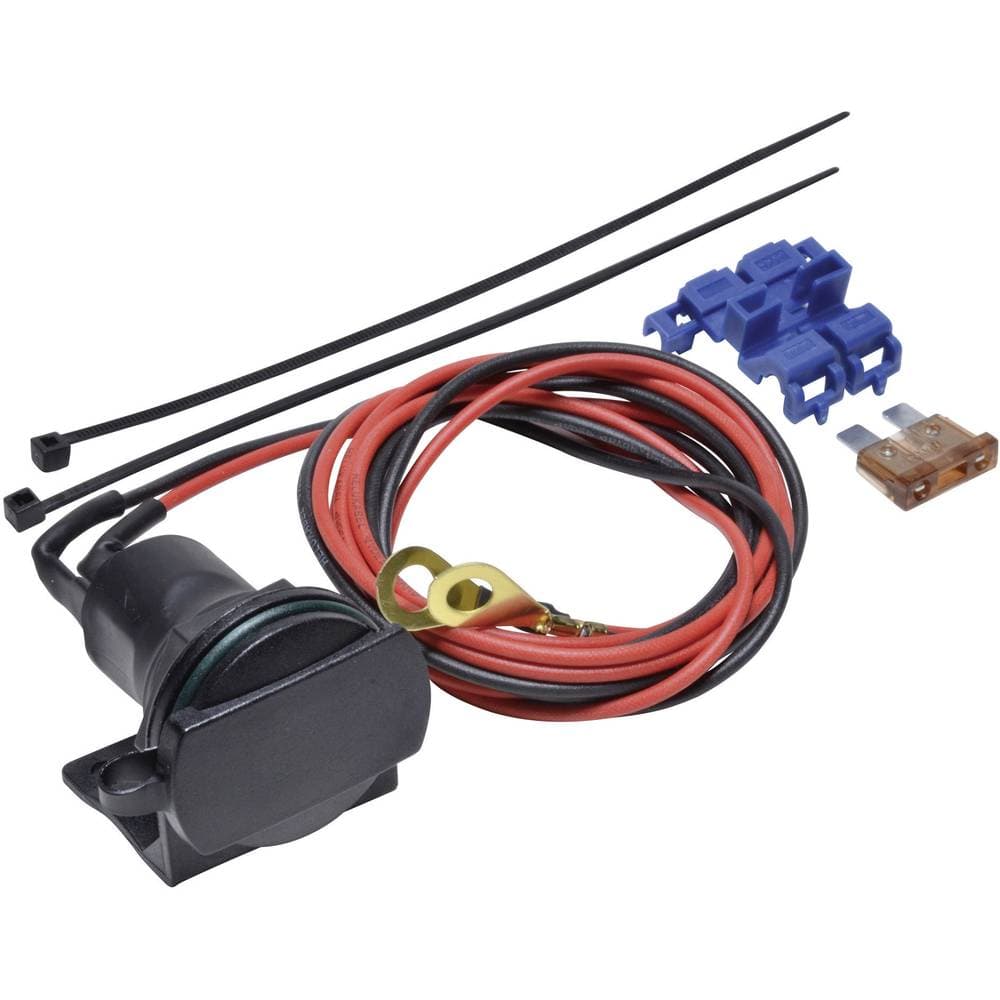 BAAS Cigarettändaruttag med rörhållare ZA01 Tillåten strömbelastning=5 A Passar till (specifikationer) Kontakt för ciga