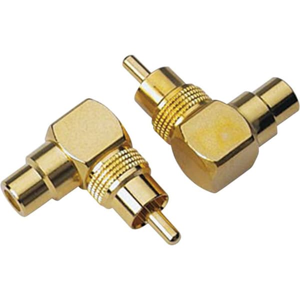 Sinuslive CWS RCA-vinkeladapter [1x RCA-hane - 1x RCA-anslutning]