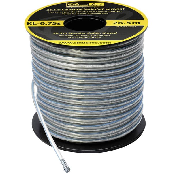 Sinustec KL-0,75s Förstärkarekabel-set