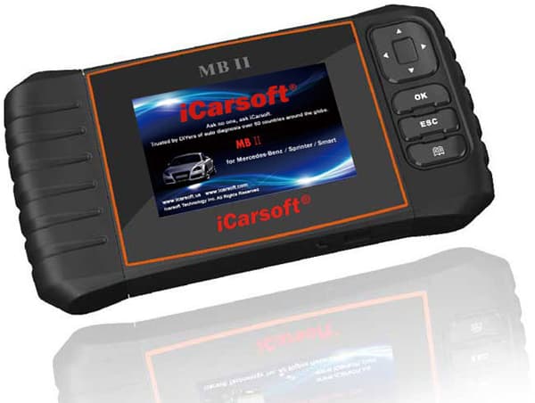 iCarsoft MB II Vikakoodinlukija Mercedes-Benz OBD2