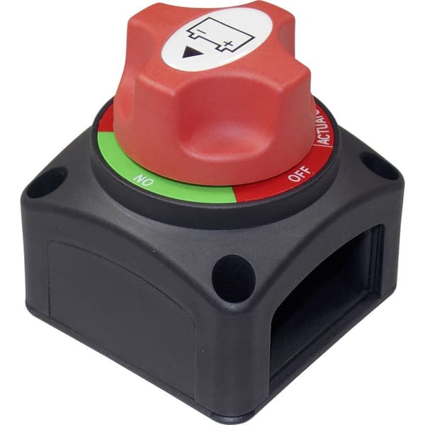 TRU COMPONENTS TC-A23-2 Batteribrytare 12 V/DC, 50 V/DC 200 A 1x Av/På låsande IP54 1 st