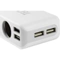 Miniatyrbild 2 av 4: Technaxx 4592 TE11 TE11 Grenkontakt för cigarettändare Antal cigarettkopplingar 3 x Anslutning USB 4 x Tillåten strömbe