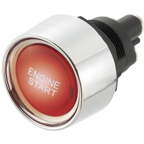 TRU COMPONENTS 1588076 Tryckknapp TC-A2-23B-07 24 V/DC 25 A 1x Av/(På) momentan 1 st