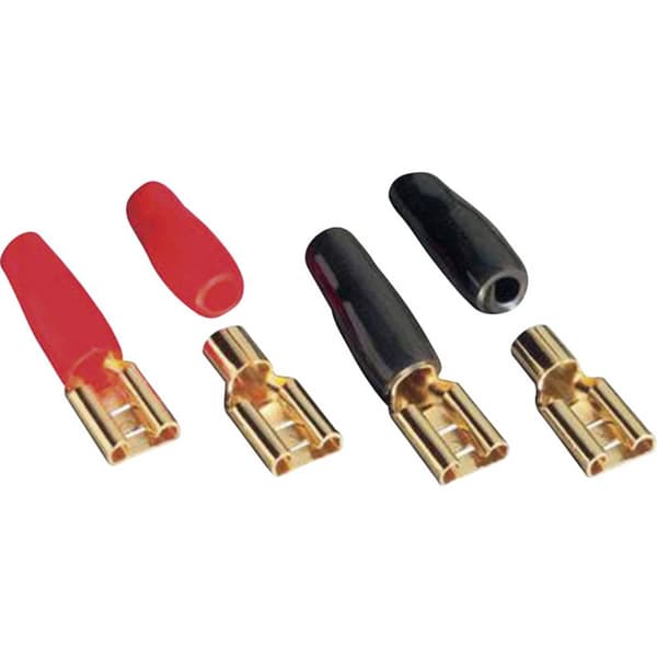 Sinuslive Högtalarkontakt-set 1 x 6 mm² förgylld