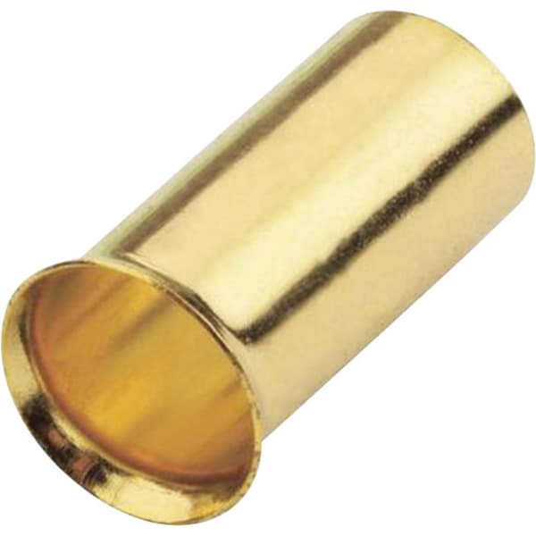 Sinuslive Ändhylsa 16 mm² förgylld