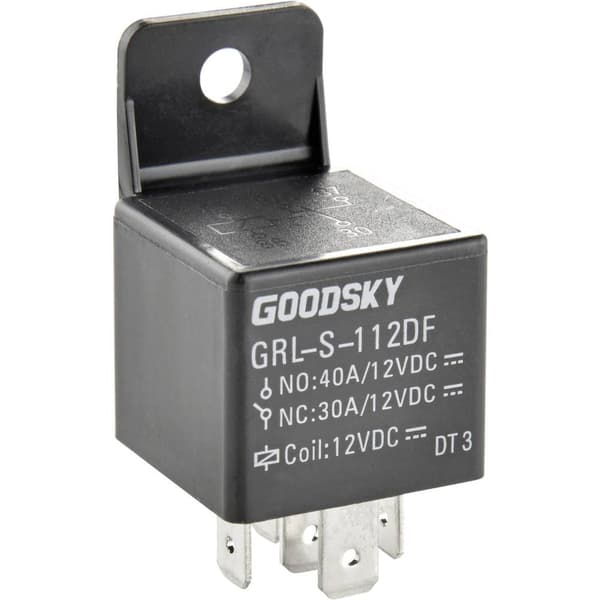 GoodSky GRL-S-112DF Bil-reläer 12 V/DC 40 A 1 switch