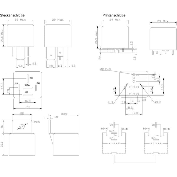 FiC FRC3A-DC24V Bil-reläer 24 V/DC 70 A 1 NO