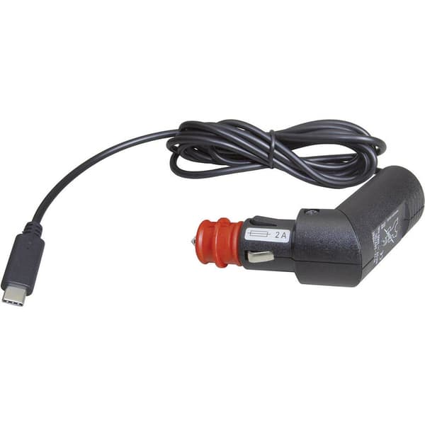 ProCar USB-C ladekabel til bilen 3000 mA Tilladt belastning strøm maks.=3 A Stik med kabel 12 V til 5 V, 24 V til 5 V