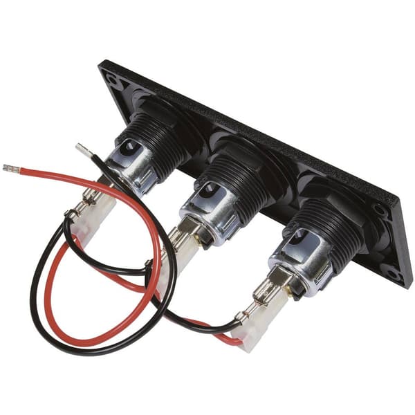 ProCar Uttag med 3 strömuttag Tillåten strömbelastning=20 A 12 V, 24 V