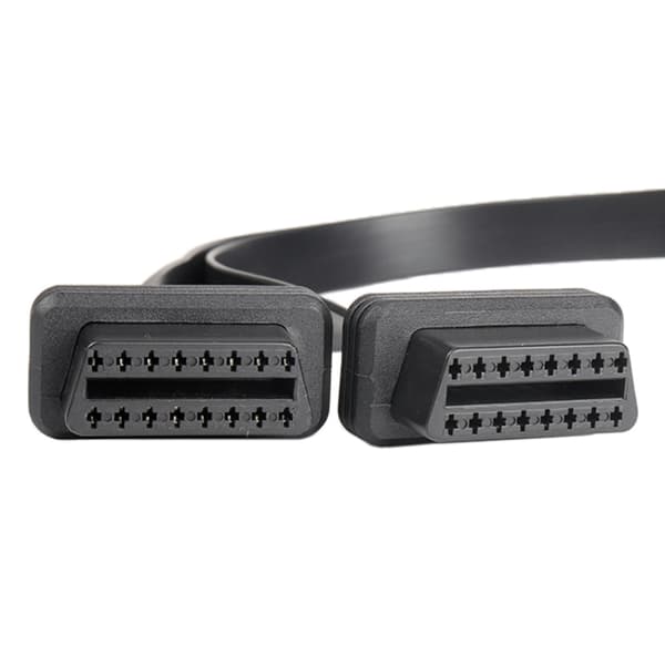 2 til 1 lige OBD2-kabel med 16 PIN - 30 cm fordelingskabel