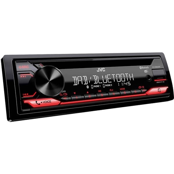 JVC KDDB622BT Bilstereo Anslutning för rattfjärrkontroll, Bluetooth, DAB+ Tuner