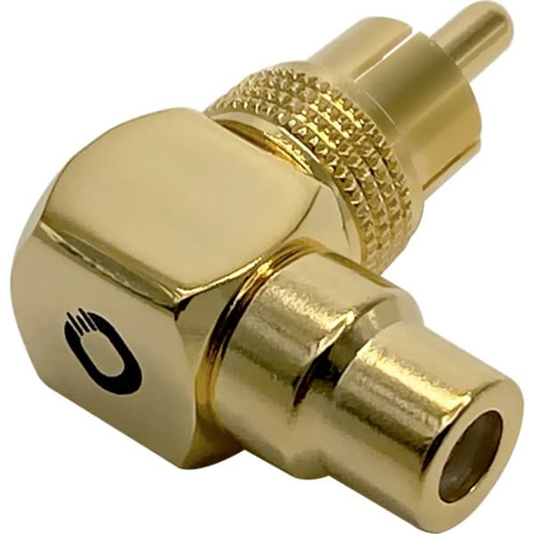 Oehlbach Sound-AD 90 RCA-vinkeladapter [1x RCA-hane - 1x RCA-hona]