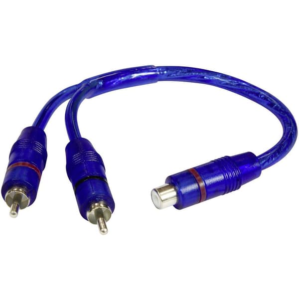 Crunch CRY Y-RCA-kabel 25.00 cm [1x RCA-hona - 2x RCA-hane]
