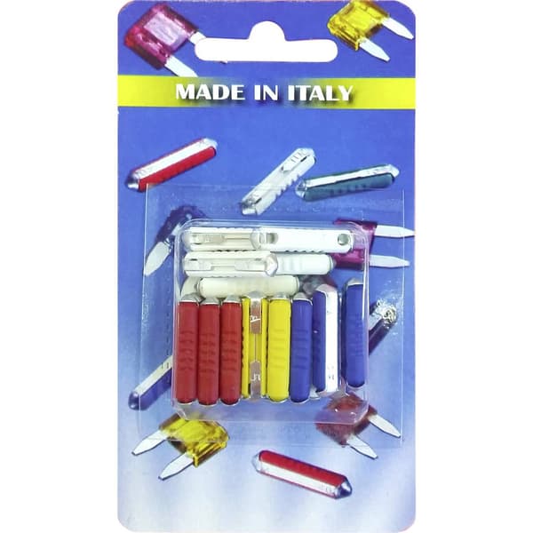 ESKA Blade-fuses 300.800 Torpedsäkring 5 A, 8 A, 16 A, 25 A Vit, Röd, Gul, Blå 20 st