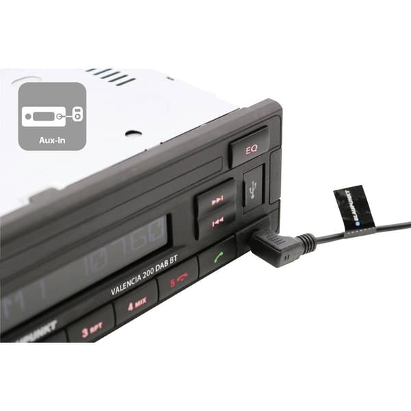 Blaupunkt Valencia 200 DAB BT Bilstereo Bluetooth, DAB+ Tuner