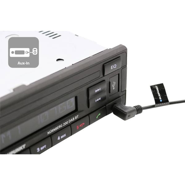 Blaupunkt Nürnberg 200 DAB BT Bilstereo Bluetooth, DAB+ Tuner