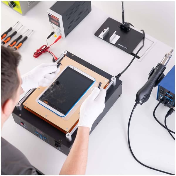 Stamos Soldering LCD-separator - Upp till 12" - 1180W - LED-skärm - USB-port