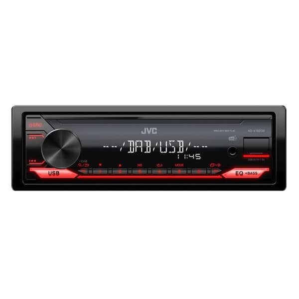 JVC KD-X182DB Bilstereo Anslutning för rattfjärrkontroll, DAB+ Tuner