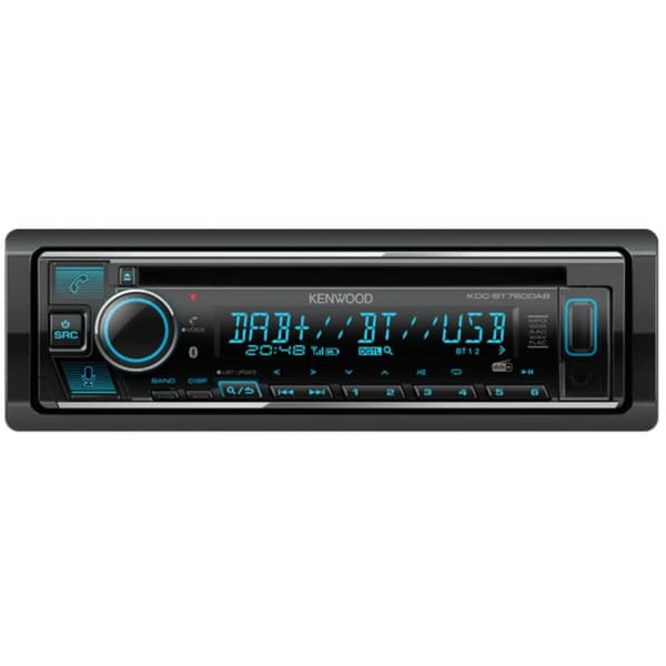 Kenwood KDC-BT760DAB Bilstereo DAB+ Tuner, Bluetooth, Anslutning för rattfjärrkontroll