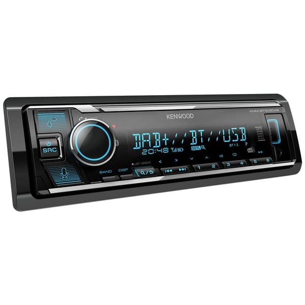 Kenwood KMMBT508DAB Bilstereo DAB+ Tuner, Anslutning för rattfjärrkontroll, Bluetooth