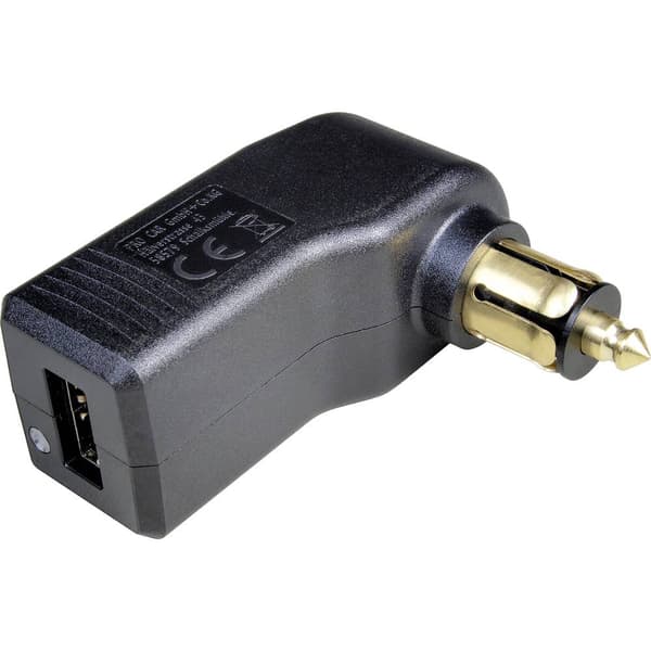 ProCar Vinklad USB-standardkontakt Tillåten strömbelastning=3 A 12 V, 24 V