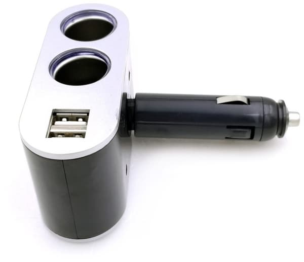 Omega OUC914 Car Charger Socket Spliiter 12 / 24V / 2 X USB 2.4A