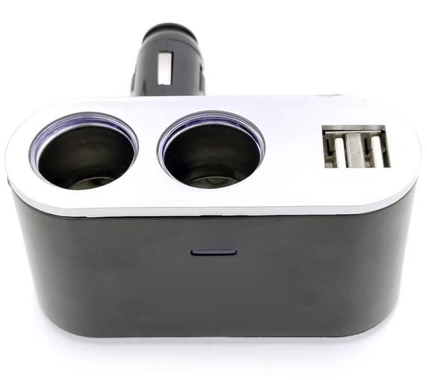 Omega OUC914 Car Charger Socket Spliiter 12 / 24V / 2 X USB 2.4A