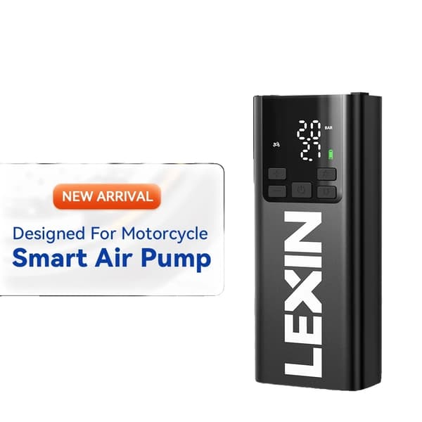 Motorcykeldæk Inflator Pumpe, Smart Inflation Pumpe, Power Bank