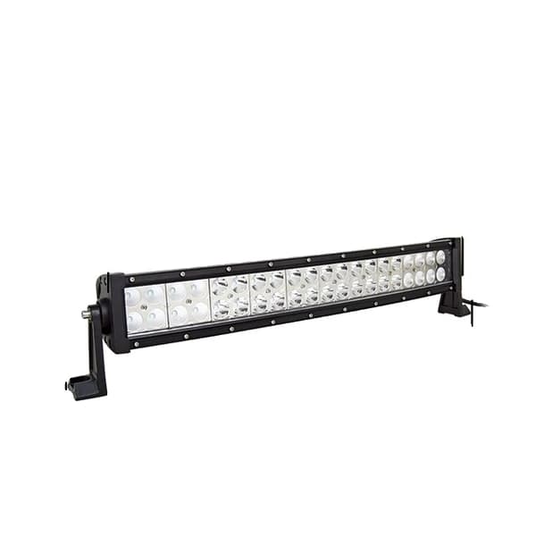 Böjd LED-ljusramp, dubbelradig, terrängbil traktor lastbil, 120W med trådkit 120W No Wire Kit