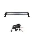 Miniatyrbild 1 av 2: LED-arbetsljusramp, dubbelradig, terrängbil, 240W med trådkit